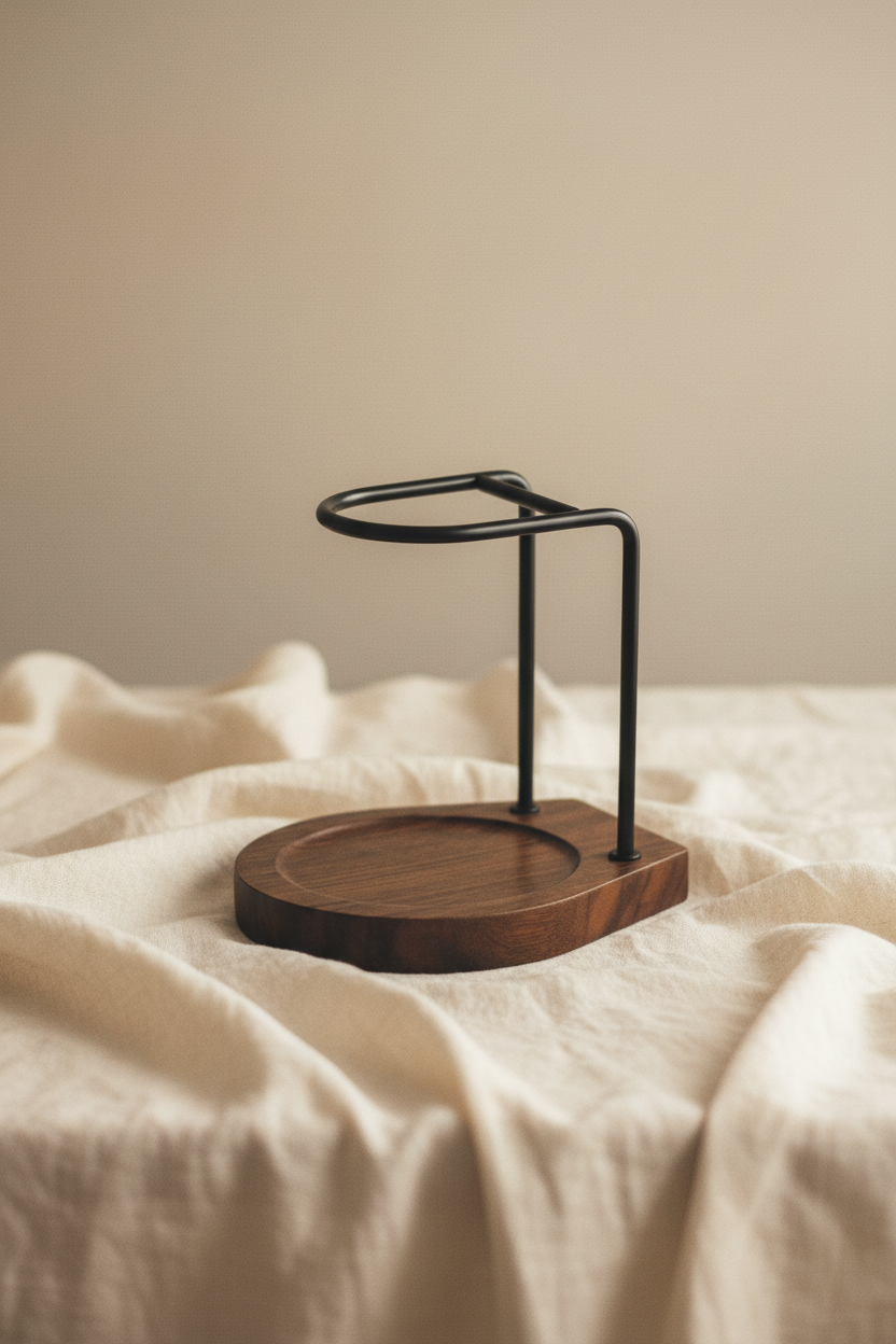 Walnut Drip Stand Set: Drip Stand Set